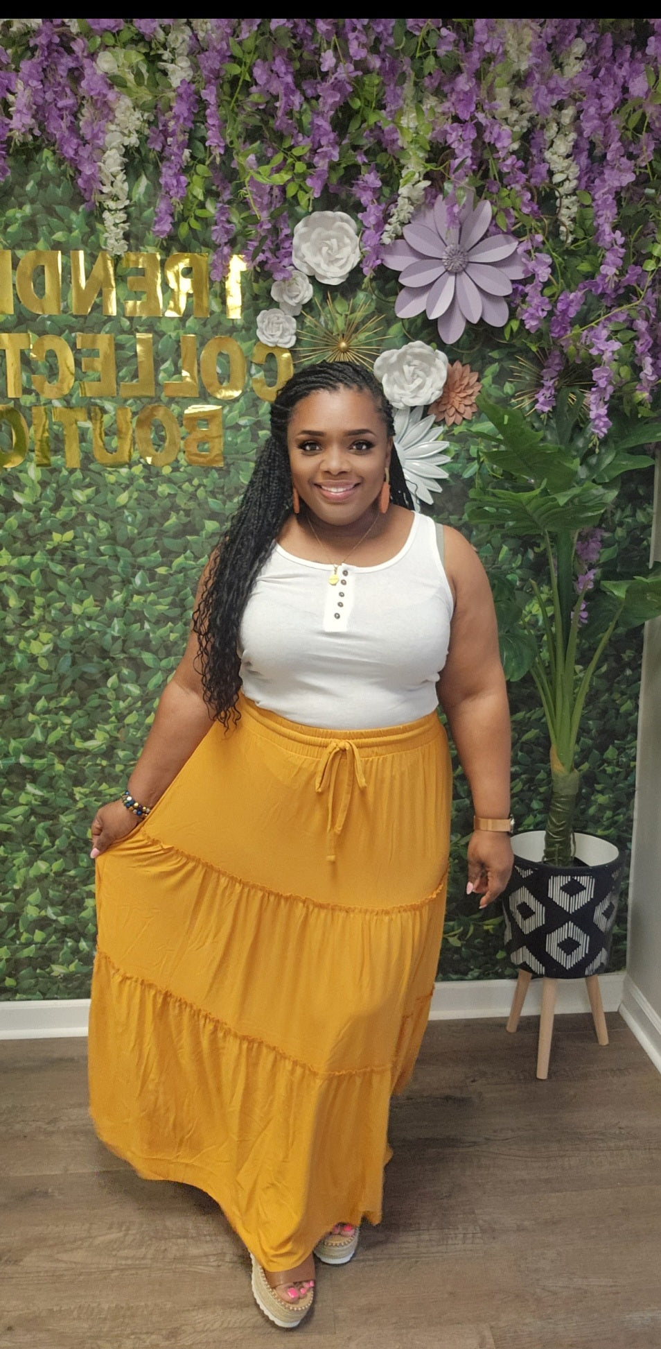 Spring Maxi (mustard)