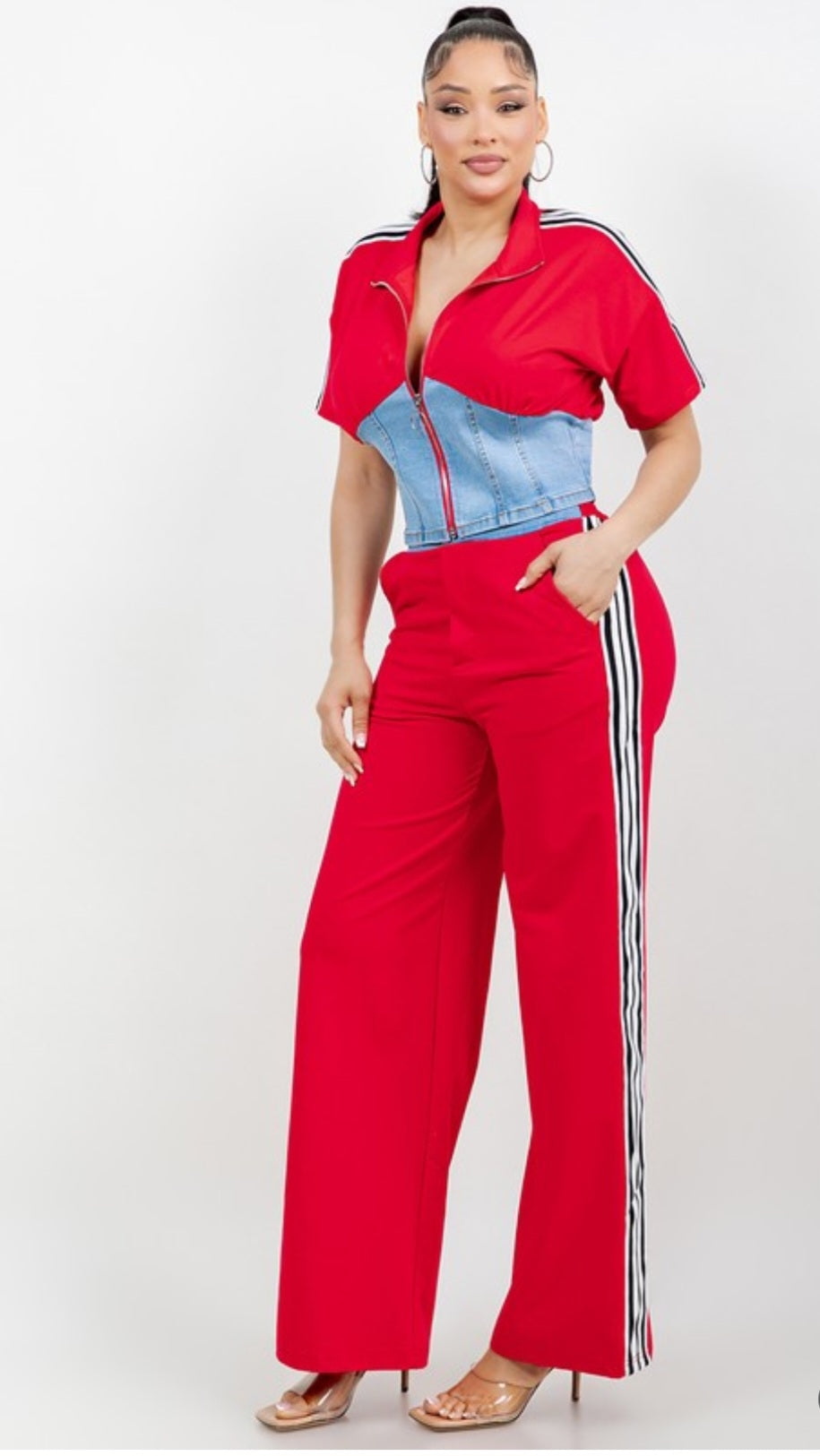 So Denim Pants set
