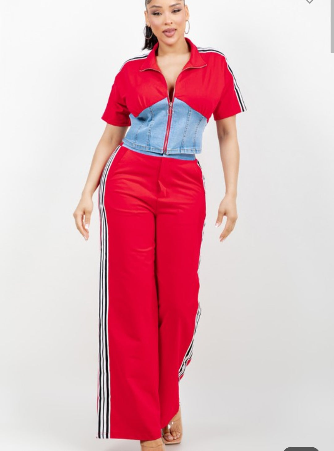 So Denim Pants set