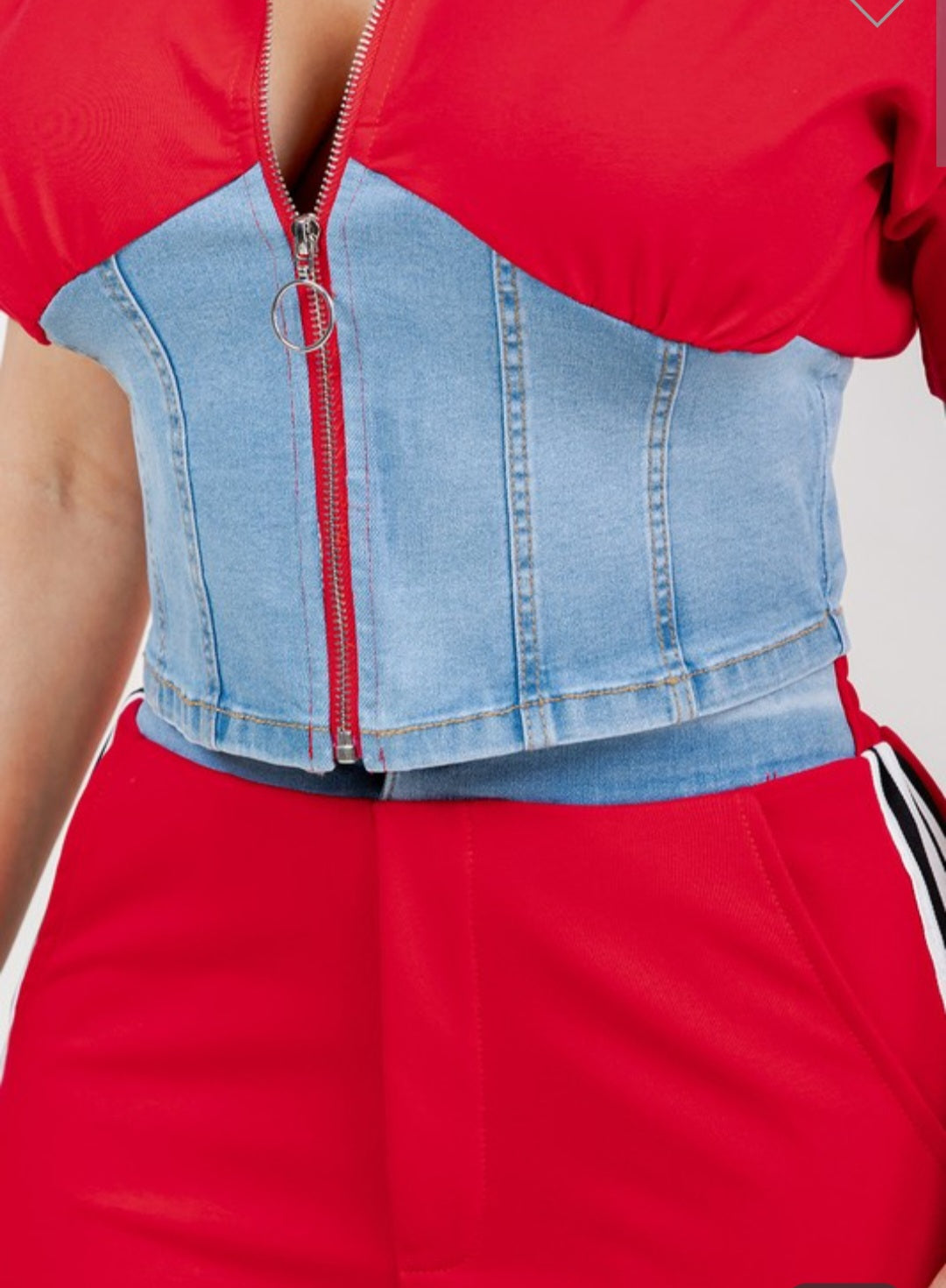 So Denim Pants set