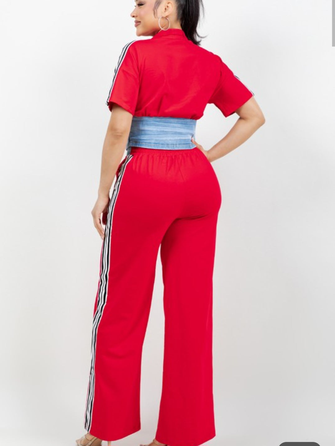 So Denim Pants set
