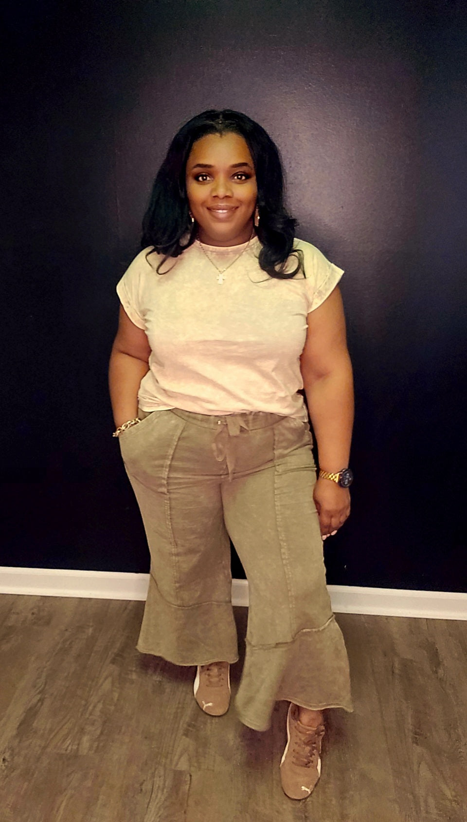 Shades of Mocha soft denim set