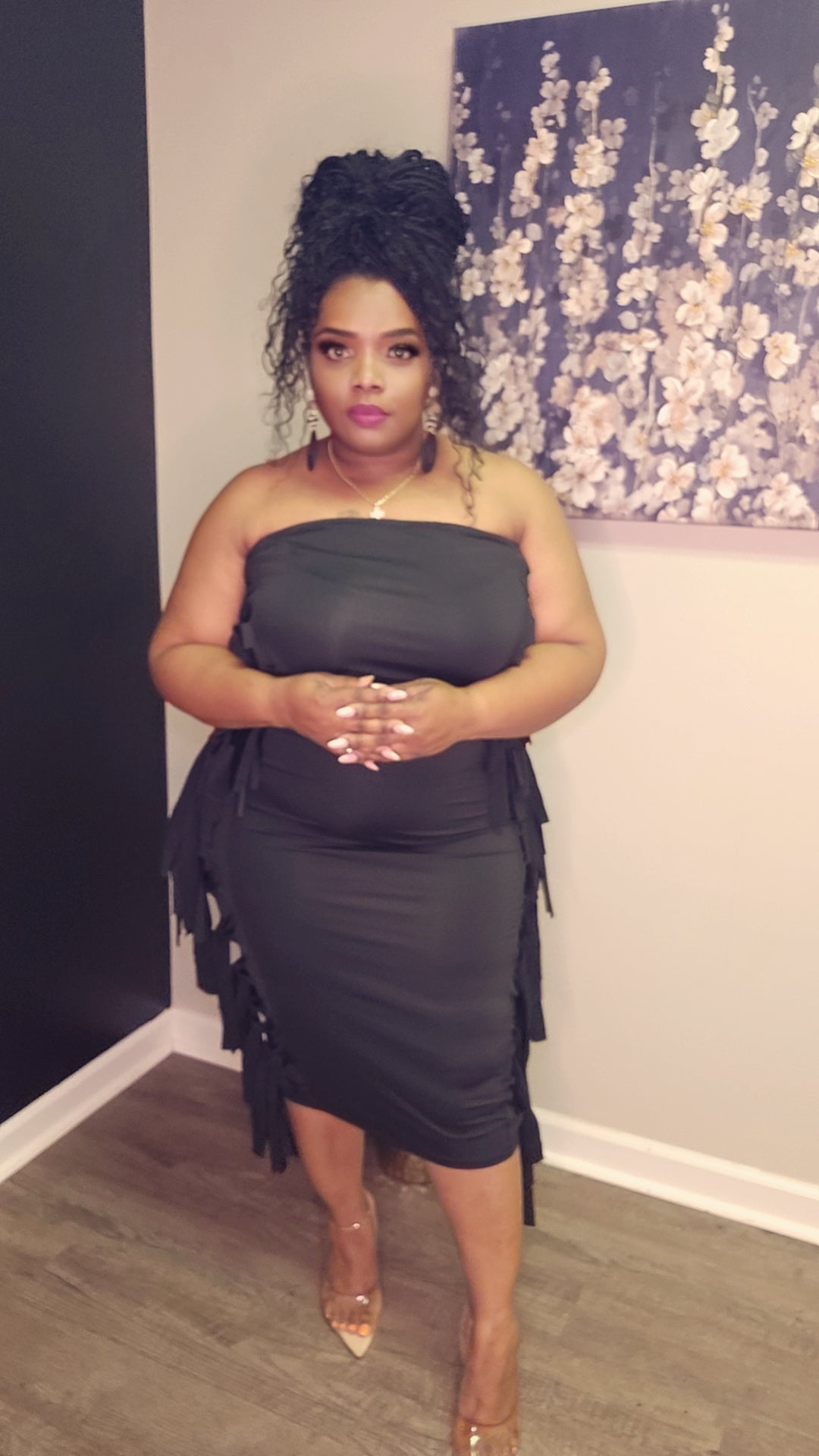 Perfect Match Dress ( Black)