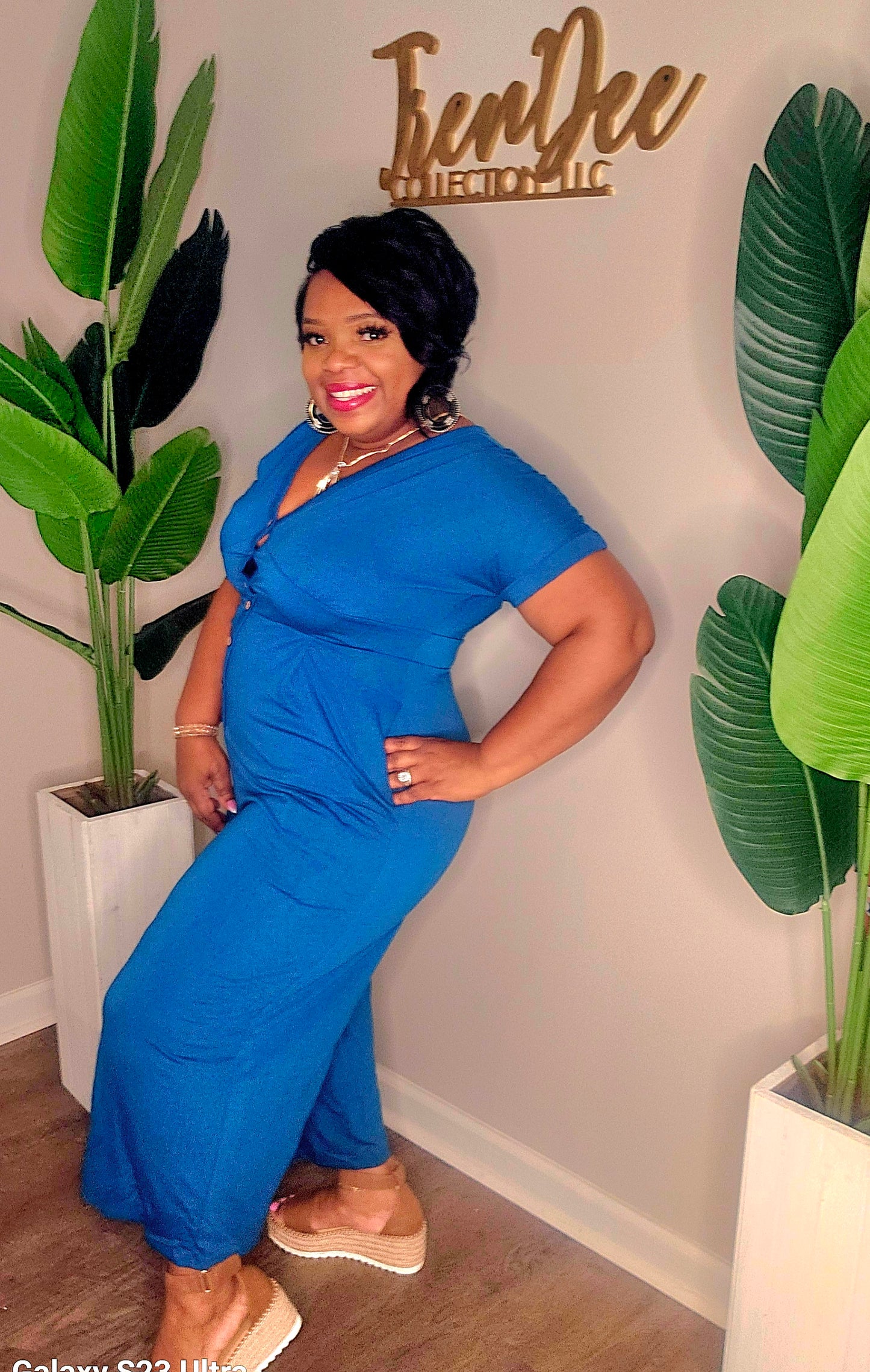 Simply Classy Jumpsuit (teal)