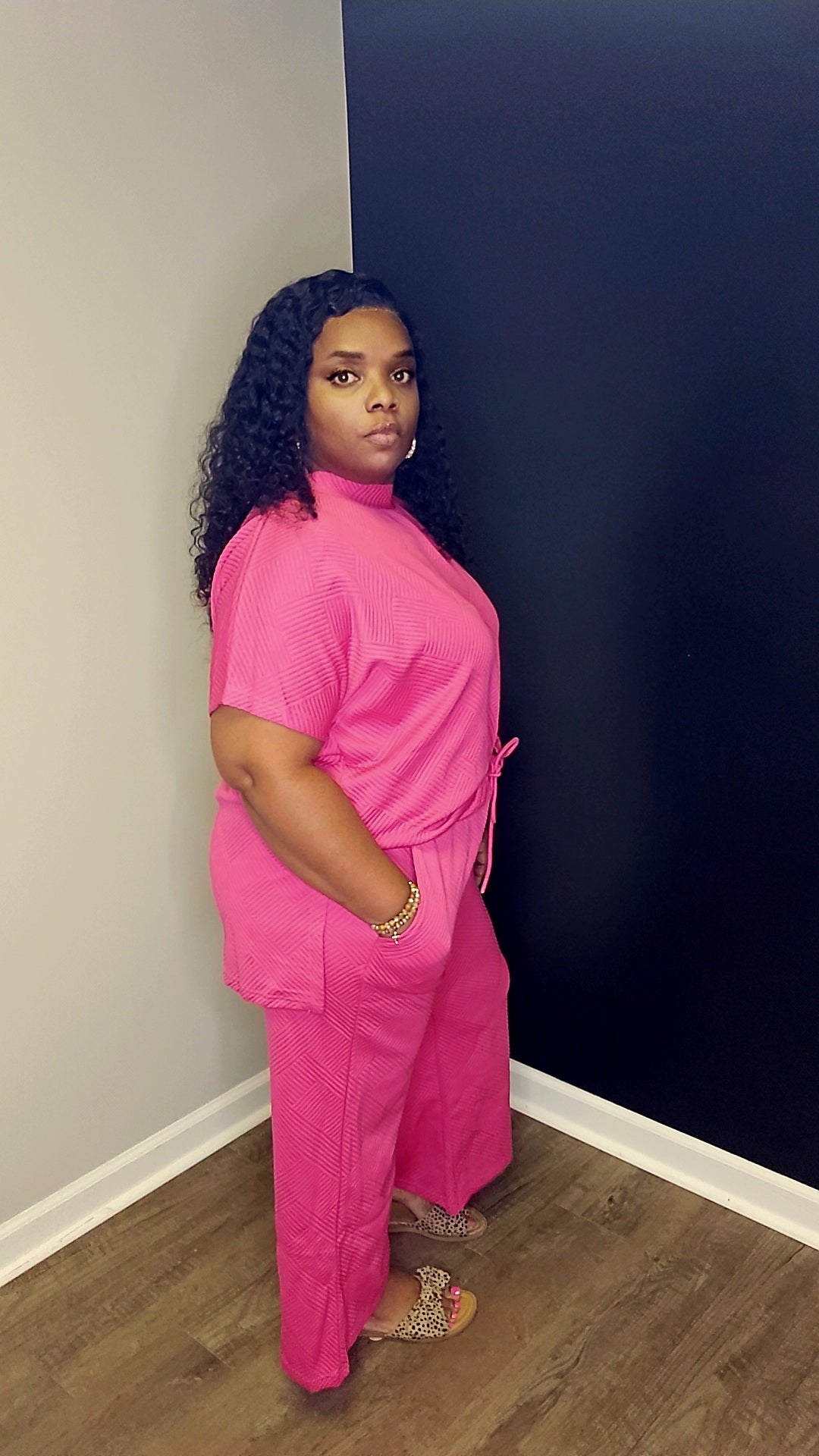 Fuchsia Pink So classy set
