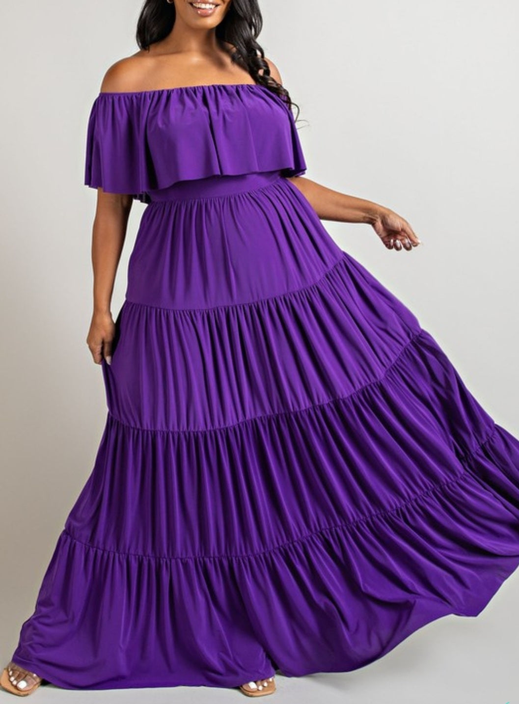 Purple Latina maxi dress