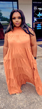 Load image into Gallery viewer, Sunset Bloom Dress (Butter Orange)