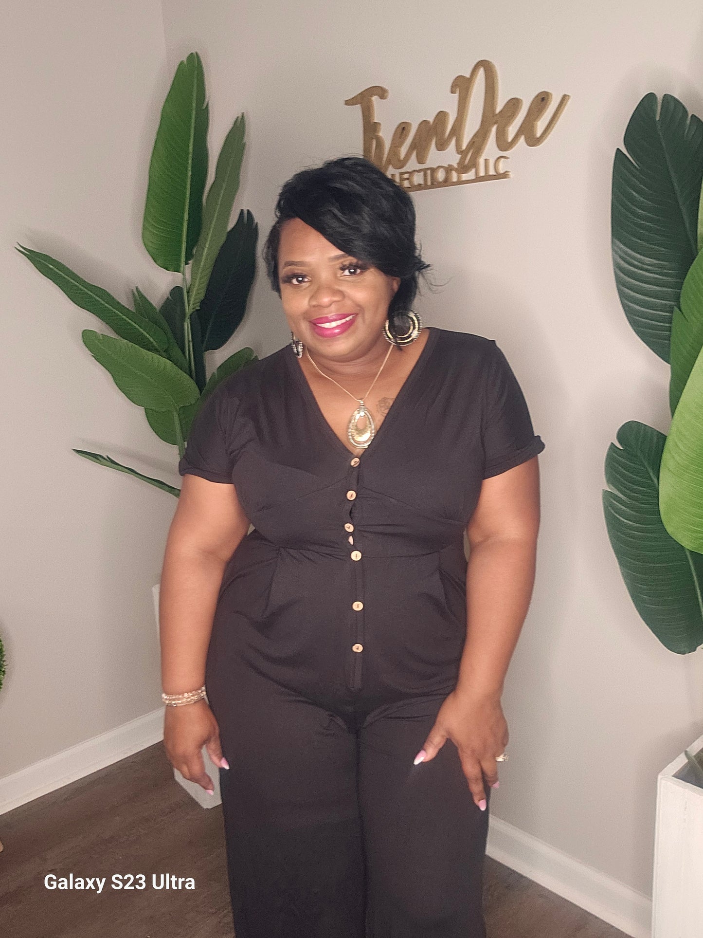 Simply Classy Jumpsuit ( black)