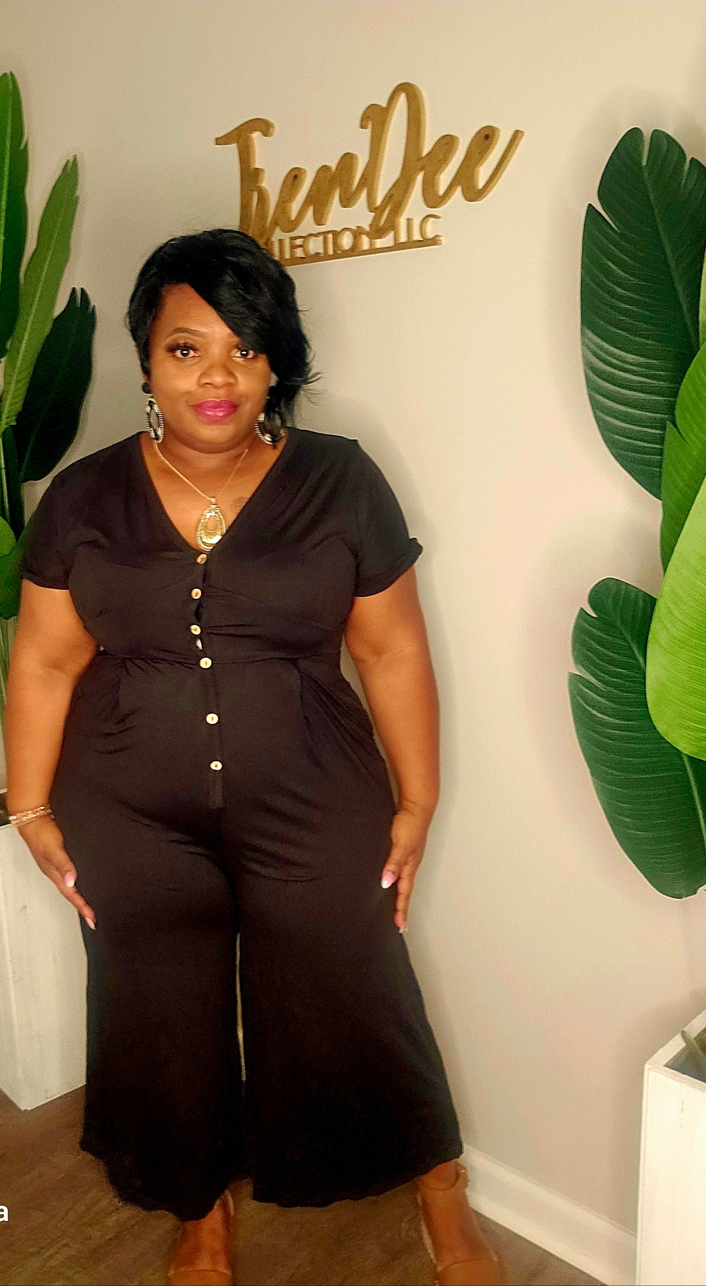 Simply Classy Jumpsuit ( black)