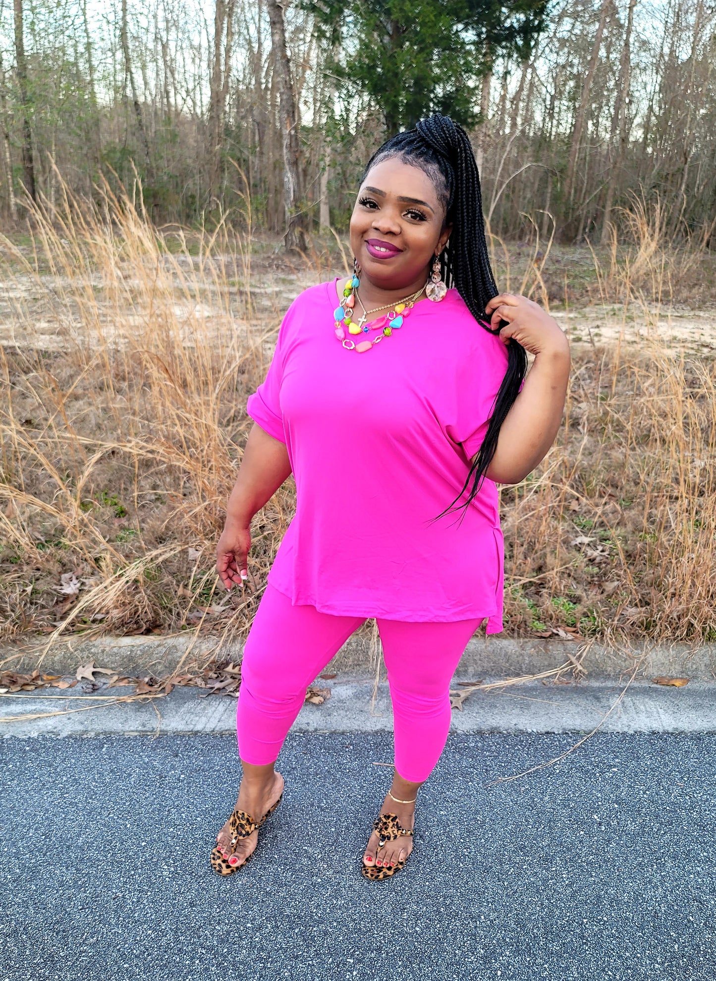 Hot Pink Comfy Set
