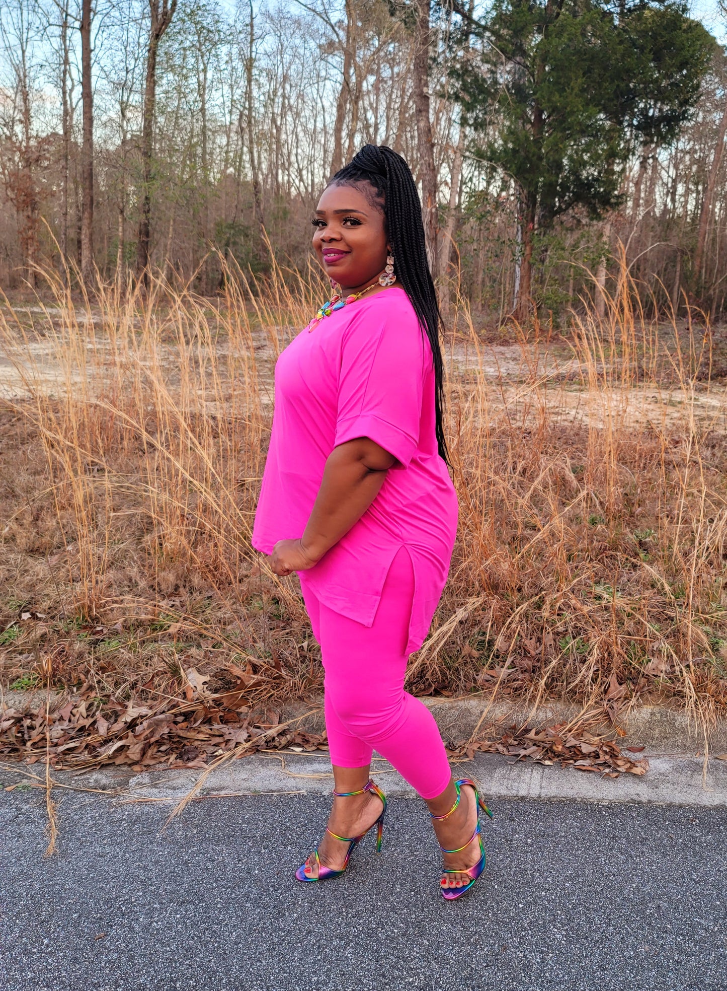 Hot Pink Comfy Set