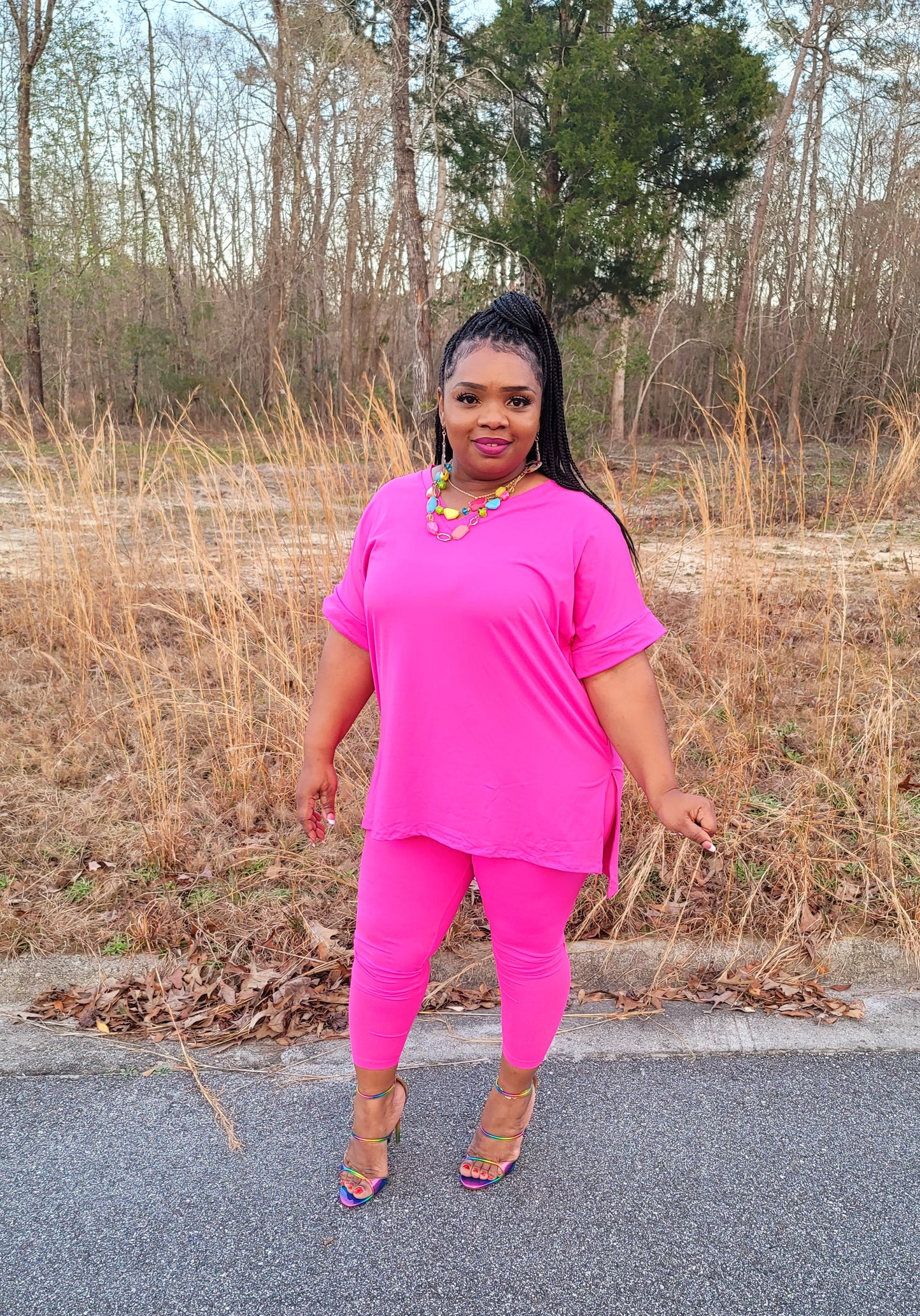 Hot Pink Comfy Set