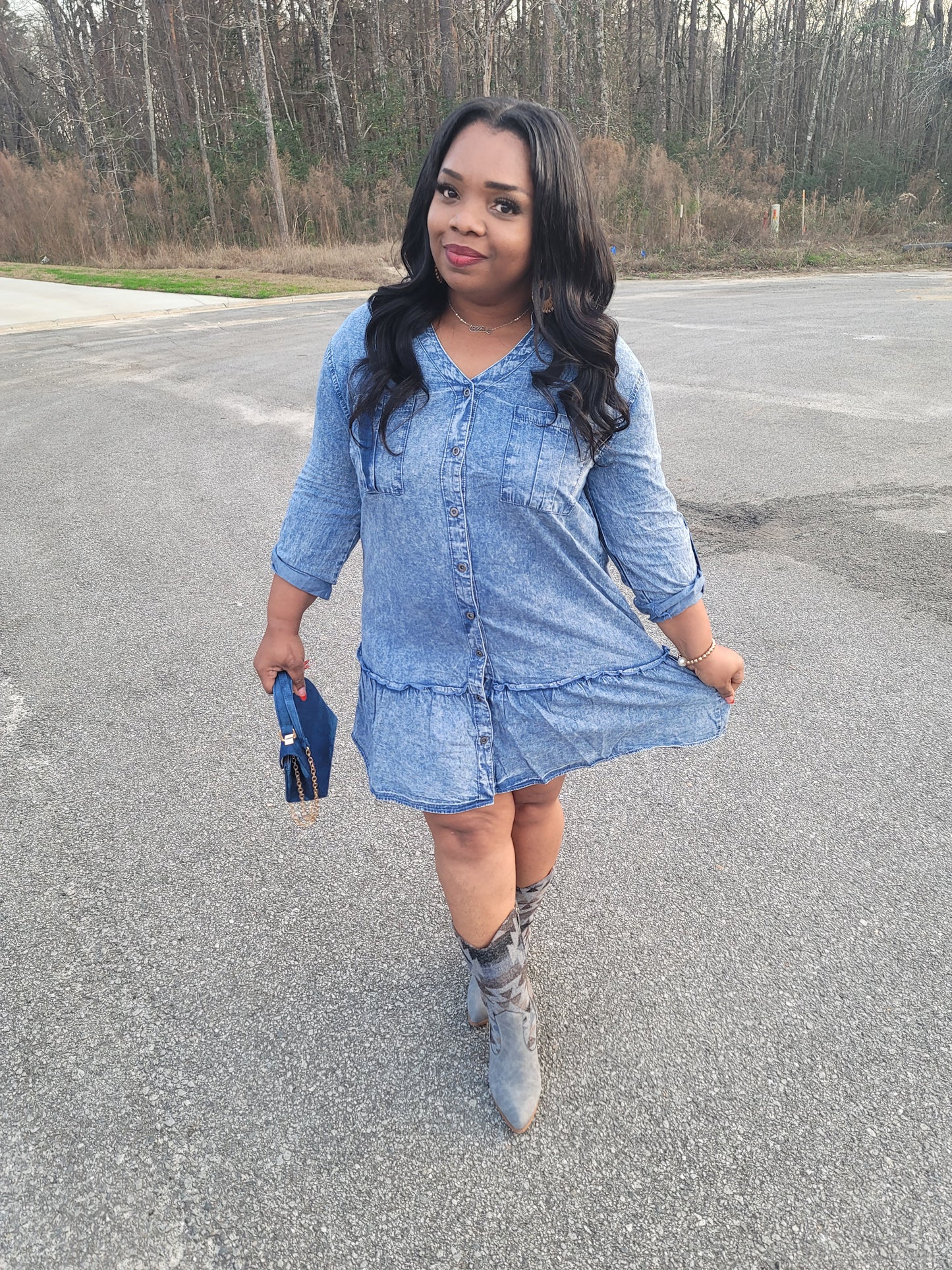 Denim Vibes dress
