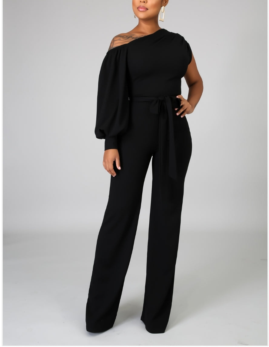 Night of Elegance Jumpsuit (Black)