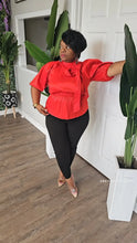 Load image into Gallery viewer, Royalty Blouse(Red)
