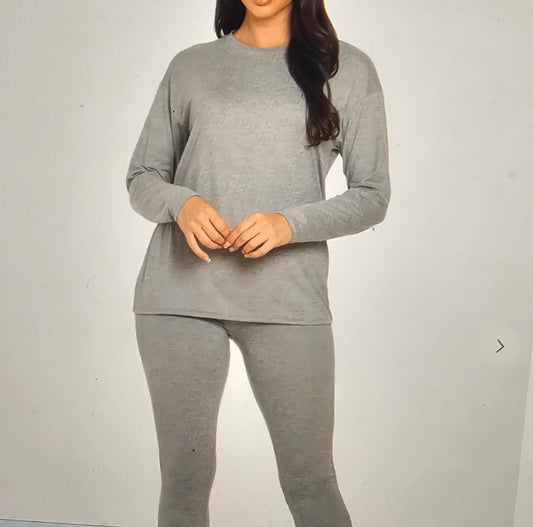 Layer up set ( heather grey)