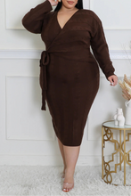 Load image into Gallery viewer, Teddy Bear Dress (Brown)
