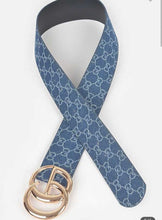 Load image into Gallery viewer, Denim GG belt
