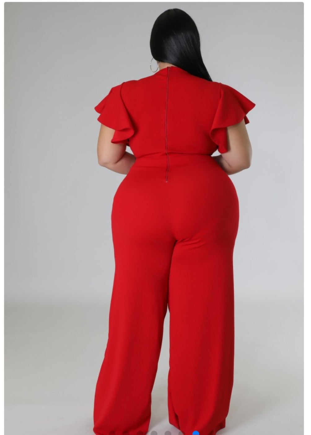 Classy Nights Jumpsuit ( Red)