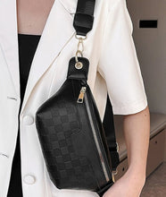 Load image into Gallery viewer, Vegan Leather Crossbody (black)
