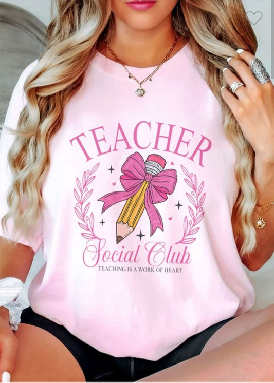 Teacher Social Club Tee