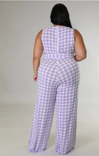 Load image into Gallery viewer, Bout Business Jumpsuit (lavender/white)

