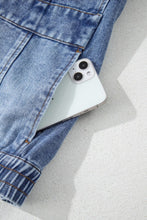 Load image into Gallery viewer, Game day Denim jean vest
