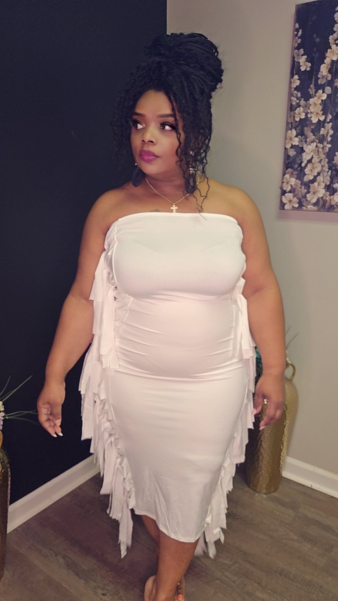 Perfect Match dress ( white)