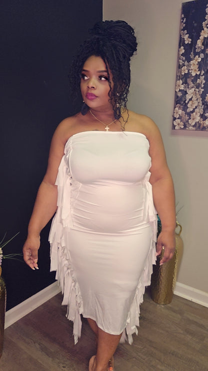 Perfect Match dress ( white)