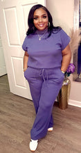 Load image into Gallery viewer, Ribbed Denim  Blue Set
