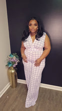Load image into Gallery viewer, Bout Business Jumpsuit (lavender/white)

