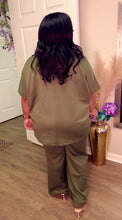 Load image into Gallery viewer, Fall Vibes Flare Set (Olive Green)
