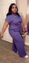 Load image into Gallery viewer, Ribbed Denim  Blue Set
