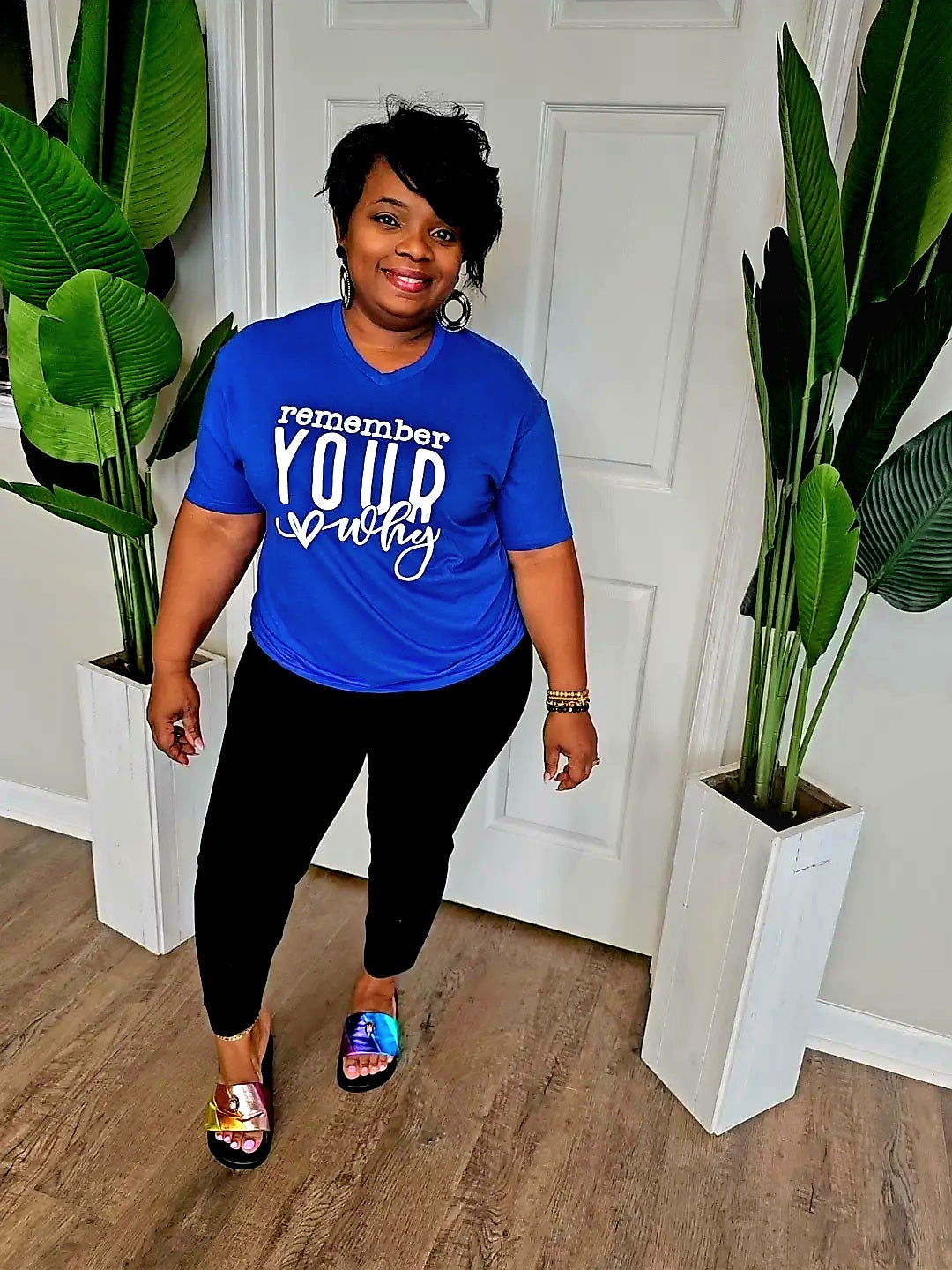 Know your why, Tee (royal blue)