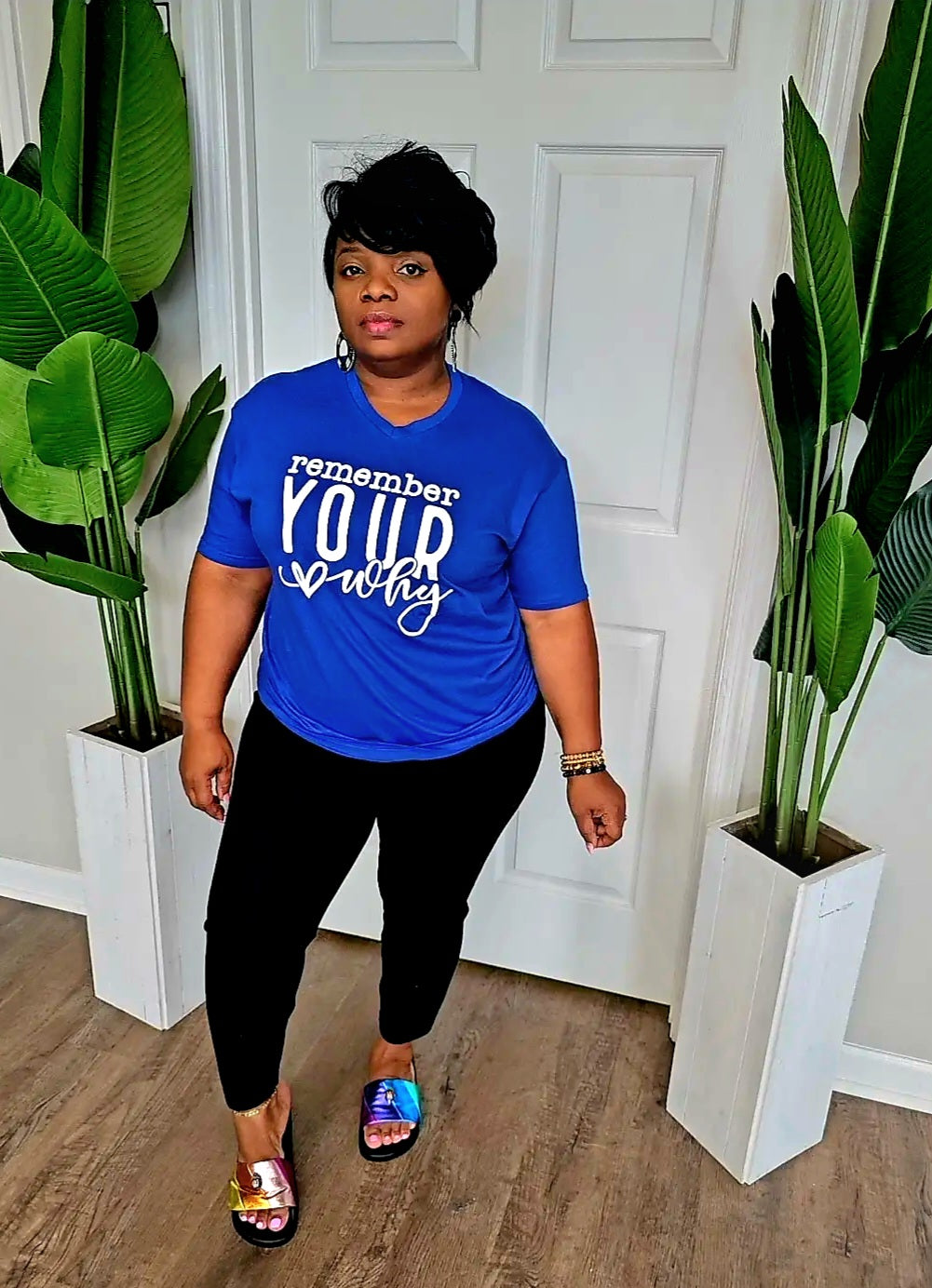 Know your why, Tee (royal blue)