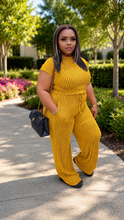 Load image into Gallery viewer, Pinstripe Pants Set Crinkle

