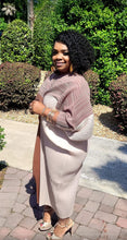 Load image into Gallery viewer, Royalty Dress brown taupe multi
