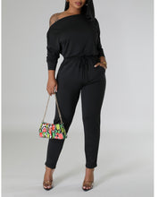 Load image into Gallery viewer, So-Sophisticated Jumpsuit (black)
