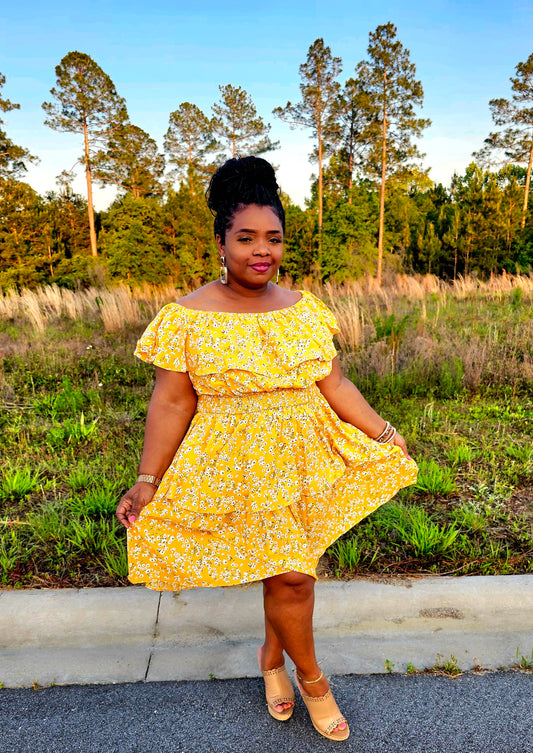 Hello Sunshine layered Dress