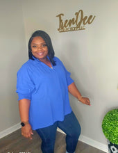 Load image into Gallery viewer, The Perfect Blue Blouse
