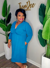 Load image into Gallery viewer, TrenDee Dress ( Teal)
