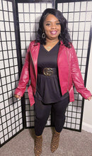 Load image into Gallery viewer, Biker Chic DK Red Jacket
