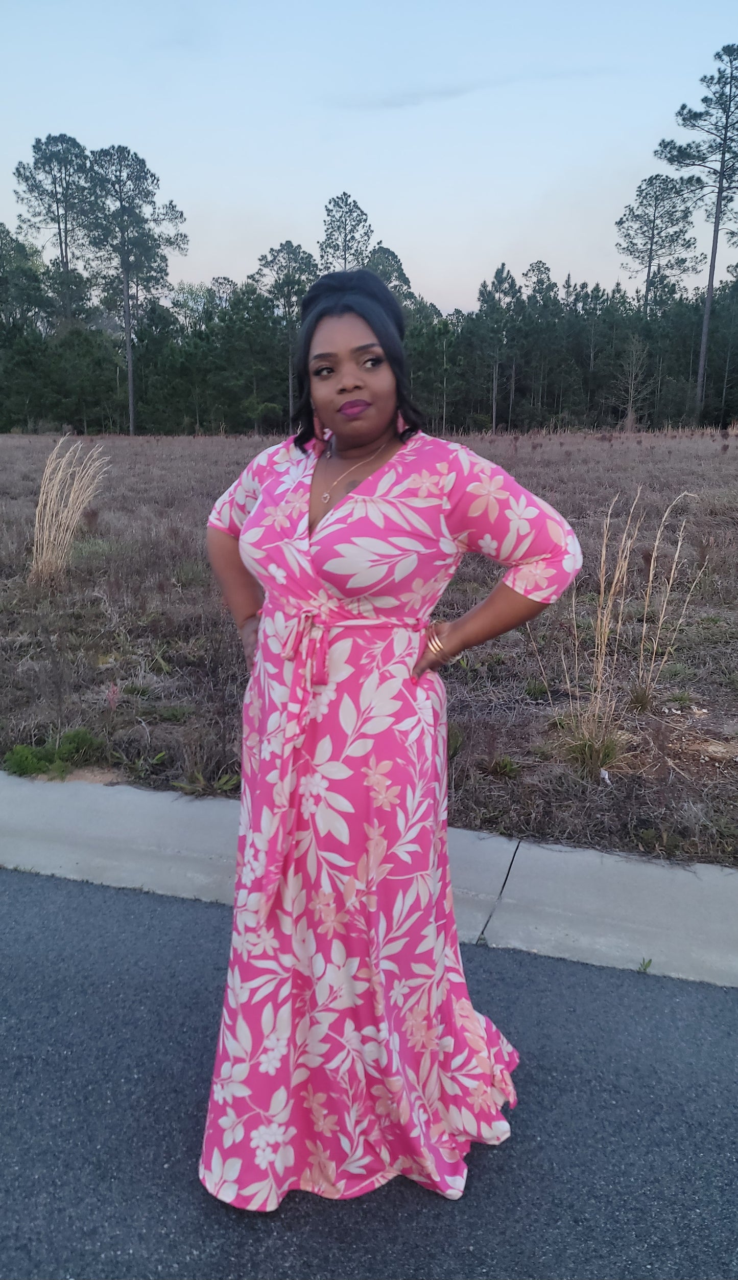 Pretty in pink maxi