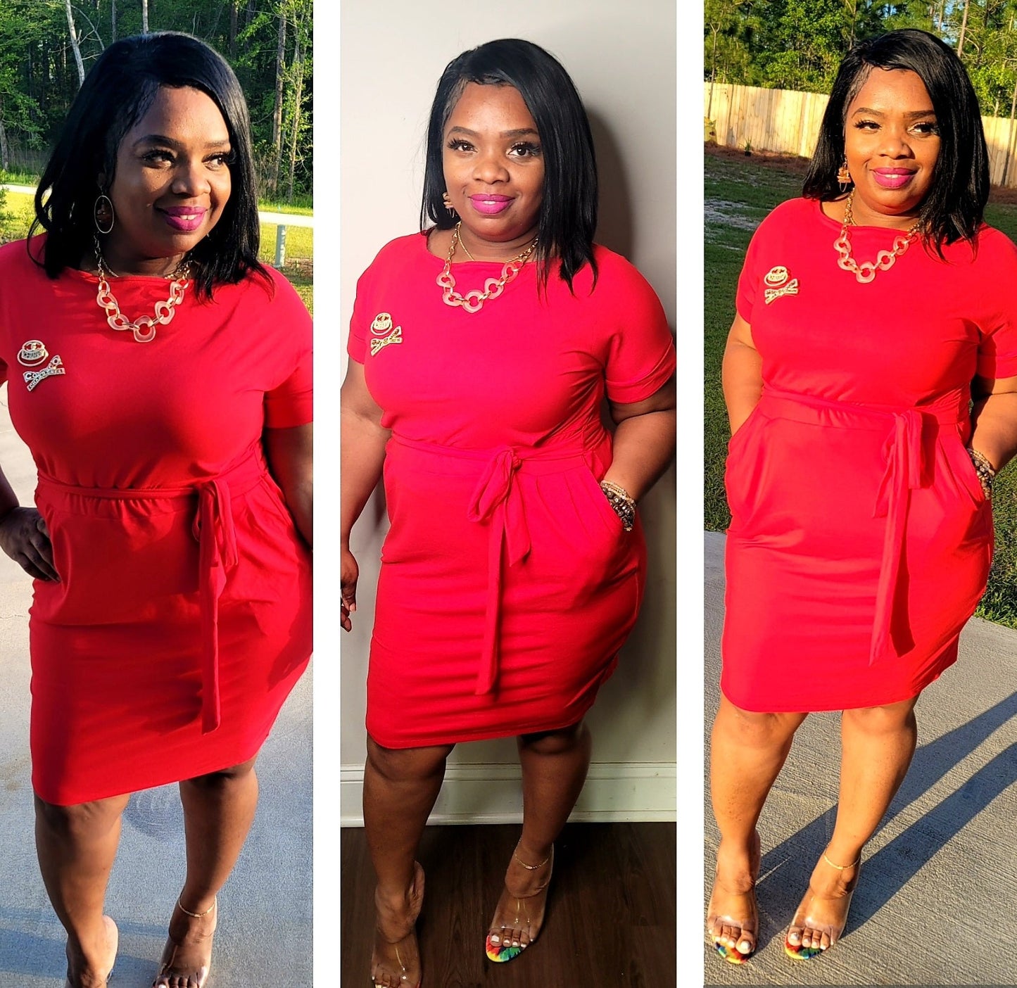 Everyday dress (Ruby Red)