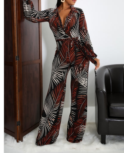 Tropical Babe Slay Jumpsuit