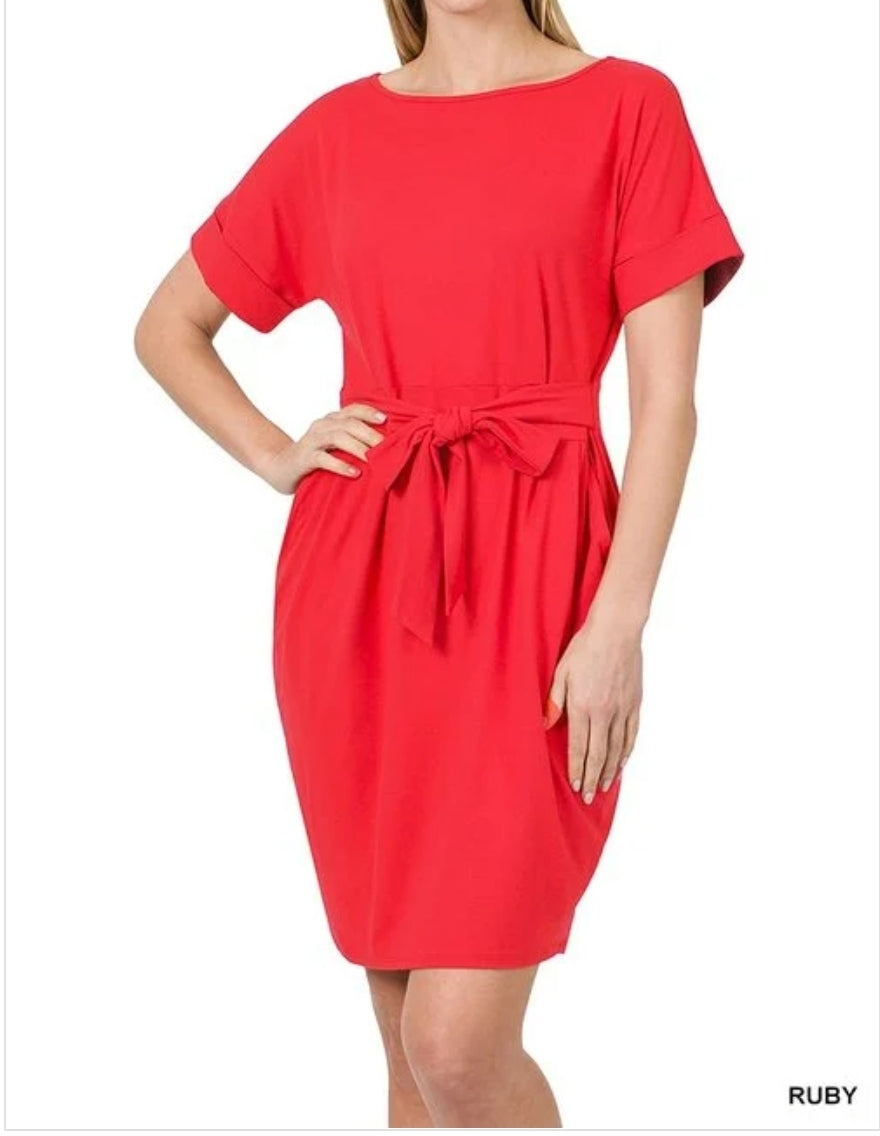 Everyday dress (Ruby Red)