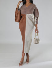 Load image into Gallery viewer, Royalty Dress brown taupe multi

