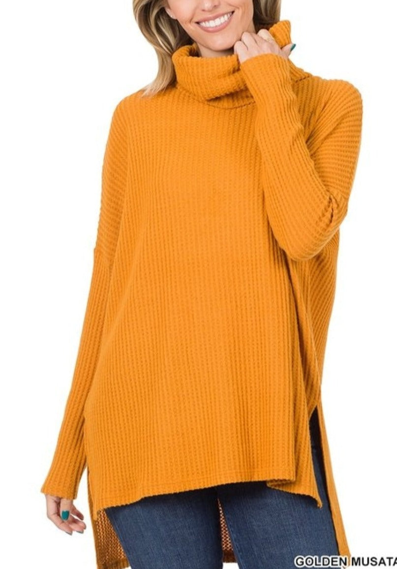 Just Chillin Sweater ( Mustard)