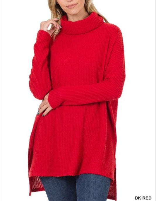 Just Chill Sweater ( Dark Red)